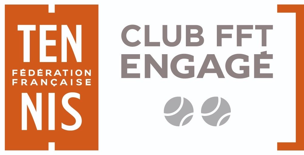 Logo Club FFT Engagé, Fédération Française de Tennis